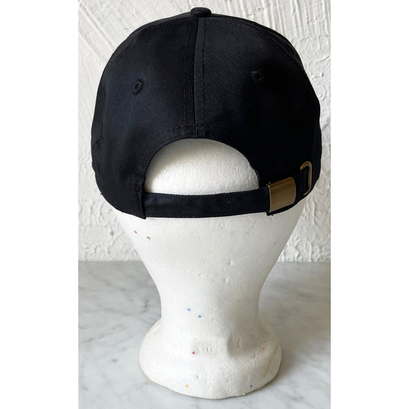 Caterpillar CAT Equipment Black Cotton Baseball Cap-One Size Adjustable Buckle - Picture 4 of 7